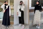 Laa couture - hijab-black-and-white