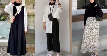 Laa couture - hijab-black-and-white